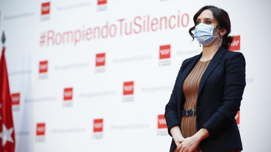 Texto Alternativo: Díaz Ayuso:“La erradicación de la violencia contra las mujeres debe quedar fuera del partidismo