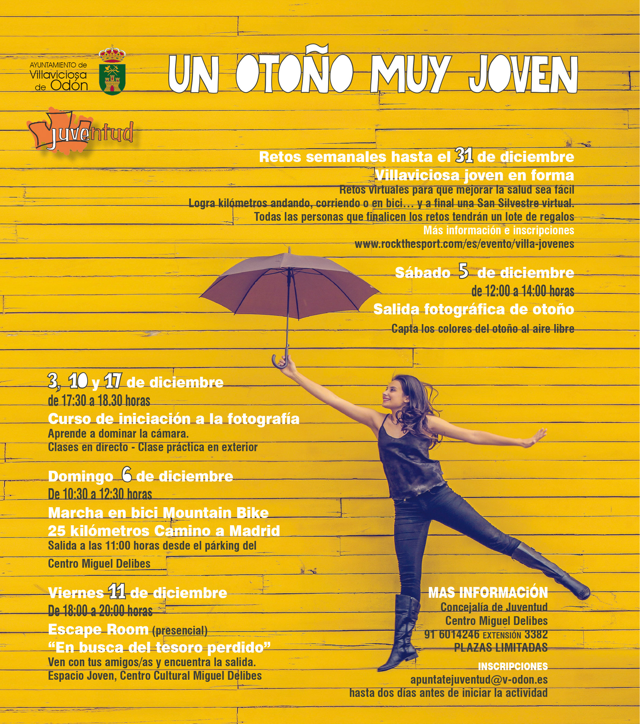 Texto Alternativo: En diciembre, la programación para los jóvenes villaodonenses se llena de actividades y desafíos