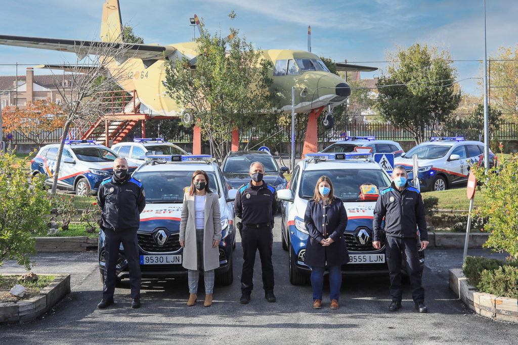 Texto Alternativo: La Policía Local de Getafe adquiere 7 nuevos vehículos y mejora sus telecomunicaciones