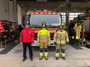 Texto Alternativo: El Servicio de Bomberos de Alcorcón incorpora una segunda equipación técnica y forestal