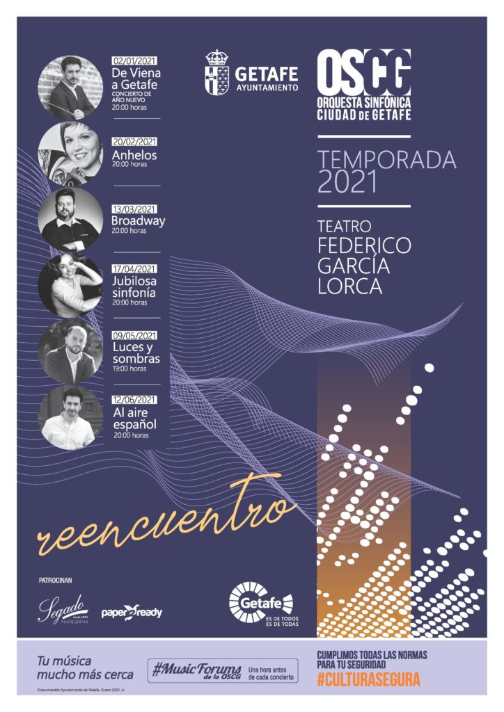 Texto Alternativo: La Orquesta Sinfónica Ciudad de Getafe presenta su abono de temporada