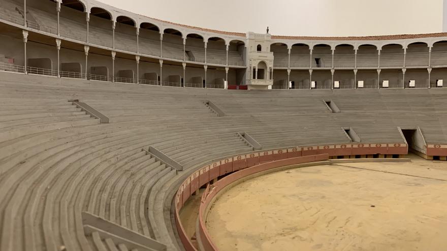 Texto Alternativo: Restauraremos una maqueta de la plaza de toros de Las Ventas que perteneció al Museo de la Ciudad