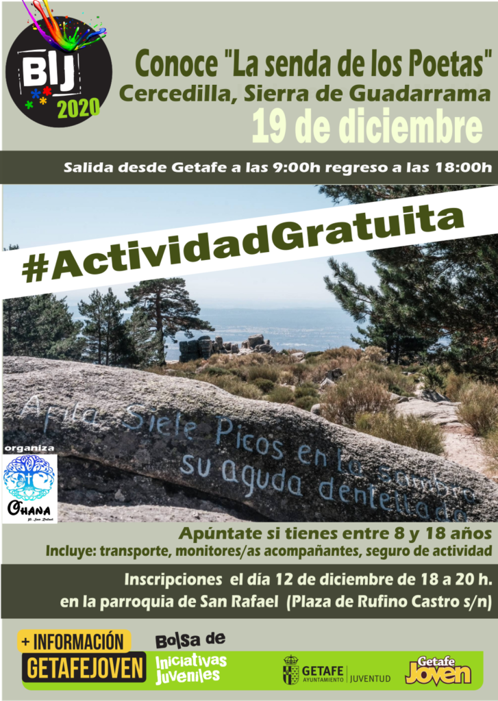 Texto Alternativo: Salida senderista Ruta de los Poetas