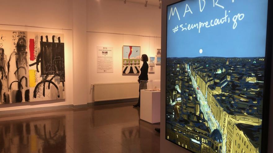 Texto Alternativo: El Gobierno de la Comunidad dedica una exposición a la imagen de Madrid a través de la mirada de varios artistas