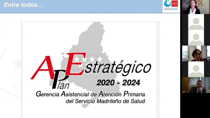Texto Alternativo: Atención Primaria de Madrid celebra una sesión telemática sobre la experiencia frente al Covid-19