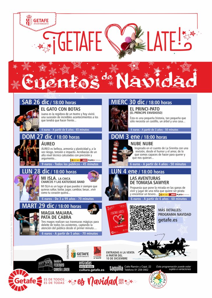 Texto Alternativo: Empieza el programa ‘Cuentos de Navidad’ con dos eventos en el Teatro Federico García Lorca