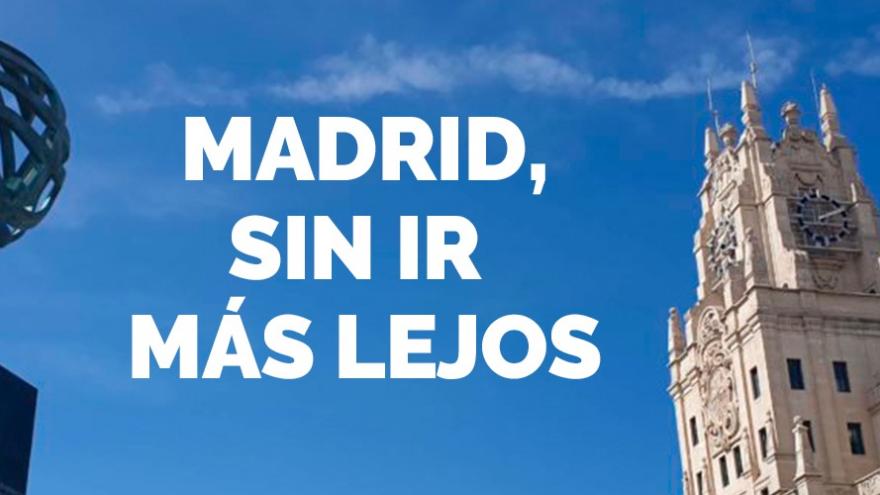 Texto Alternativo: El Gobierno de la Comunidad invita a los madrileños a ser turistas en nuestros hoteles con la campaña #MadridSinIrMasLejos