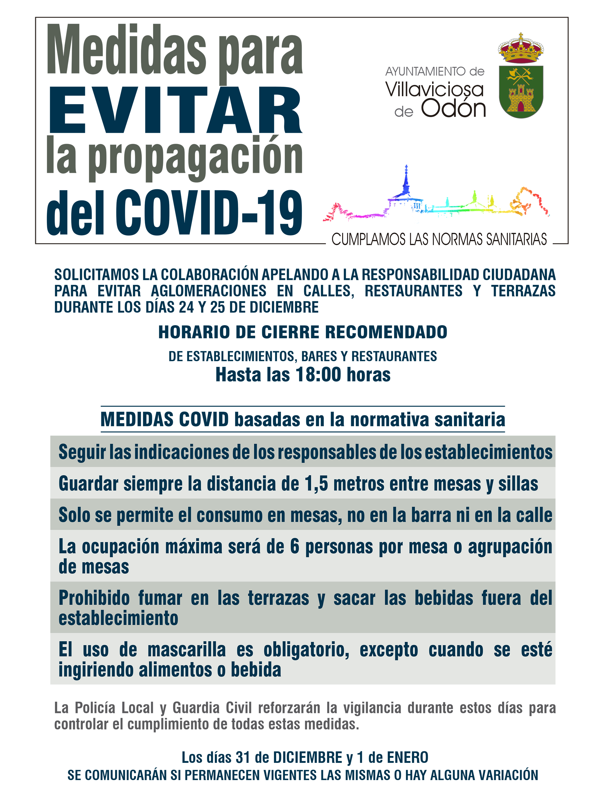 Texto Alternativo: Aumentan de forma preocupante los casos por COVID-19 en Villaviciosa de Odón