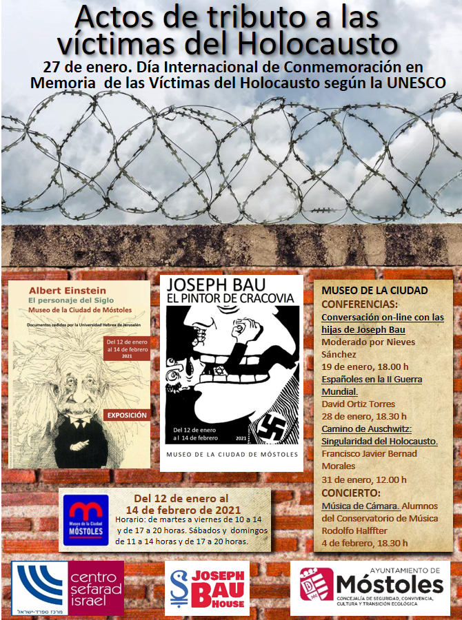 Texto Alternativo: El Gobierno de Móstoles se suma al tributo a las víctimas del Holocausto