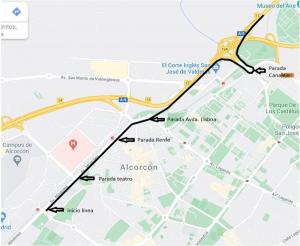 Texto Alternativo: Alcorcón habilita una línea de autobuses para facilitar la movilidad de la ciudadanía hasta Madrid