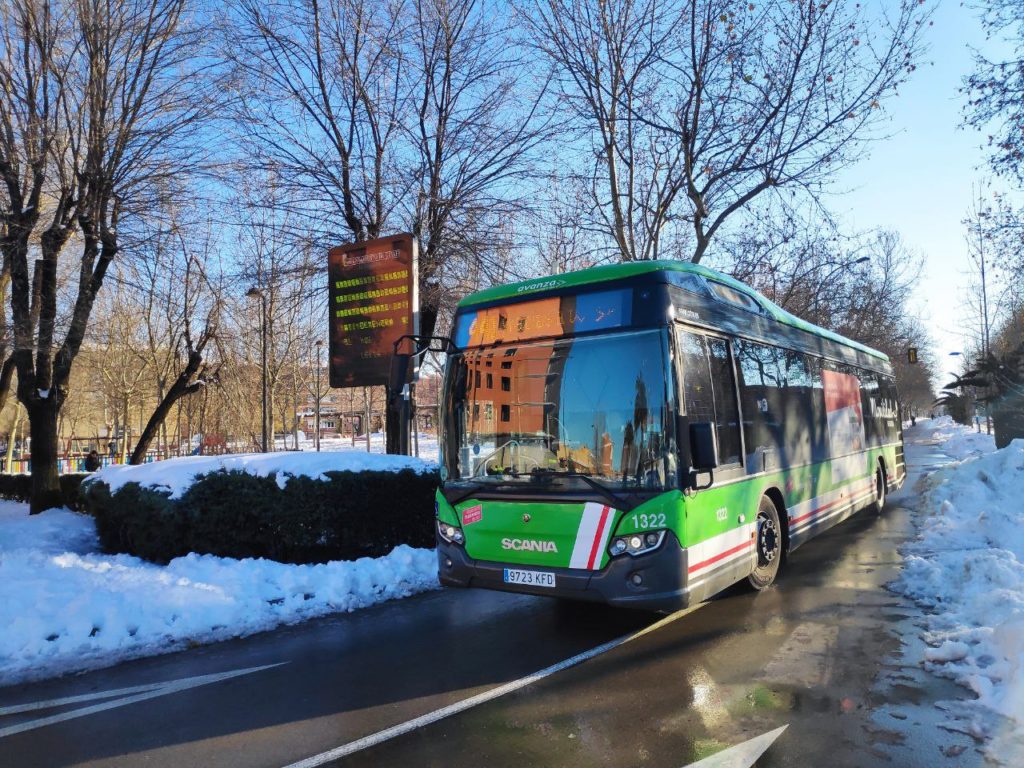 Texto Alternativo: Getafe recupera todas las líneas de autobuses este lunes 18