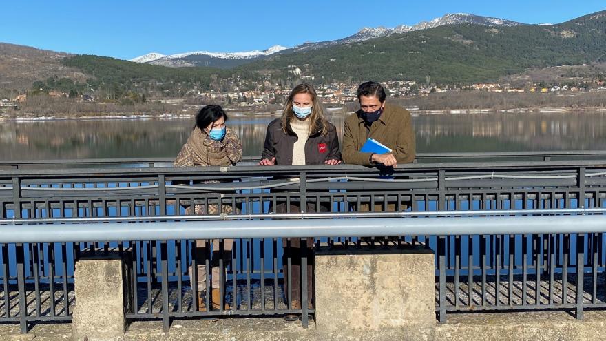 Texto Alternativo: La borrasca Filomena dejará 70 hectómetros cúbicos de agua en los embalses de la Comunidad