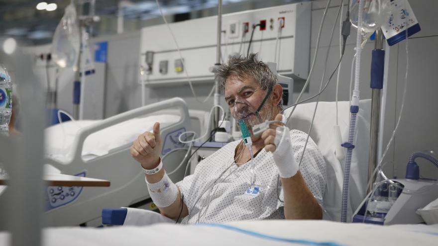 Texto Alternativo: El Gobierno de la Comunidad de Madrid prepara el tercer pabellón del Enfermera Isabel Zendal con 352 camas de hospitalización