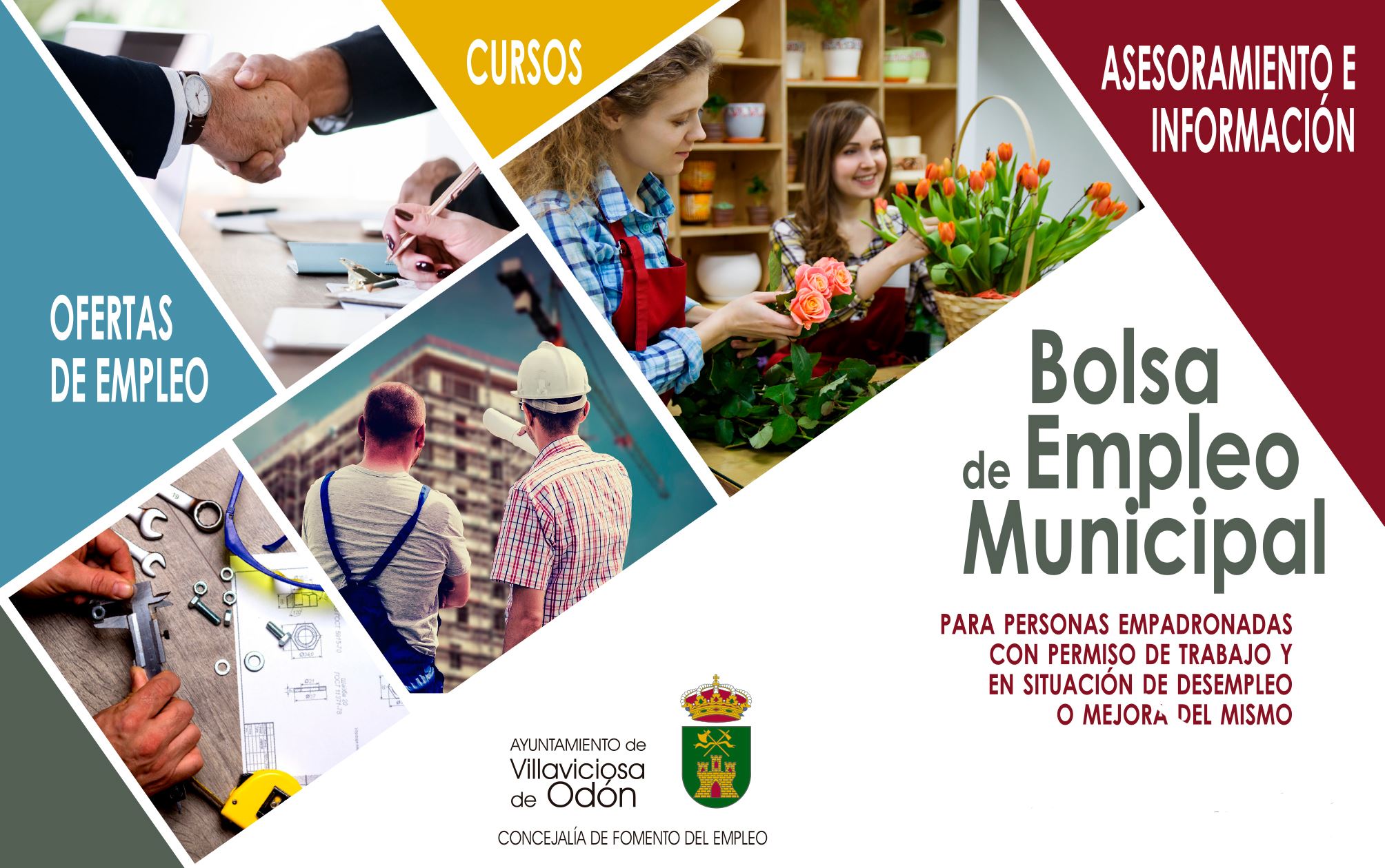 Texto Alternativo: ¿Conoces la Bolsa de Empleo del Ayuntamiento de Villaviciosa de Odón?