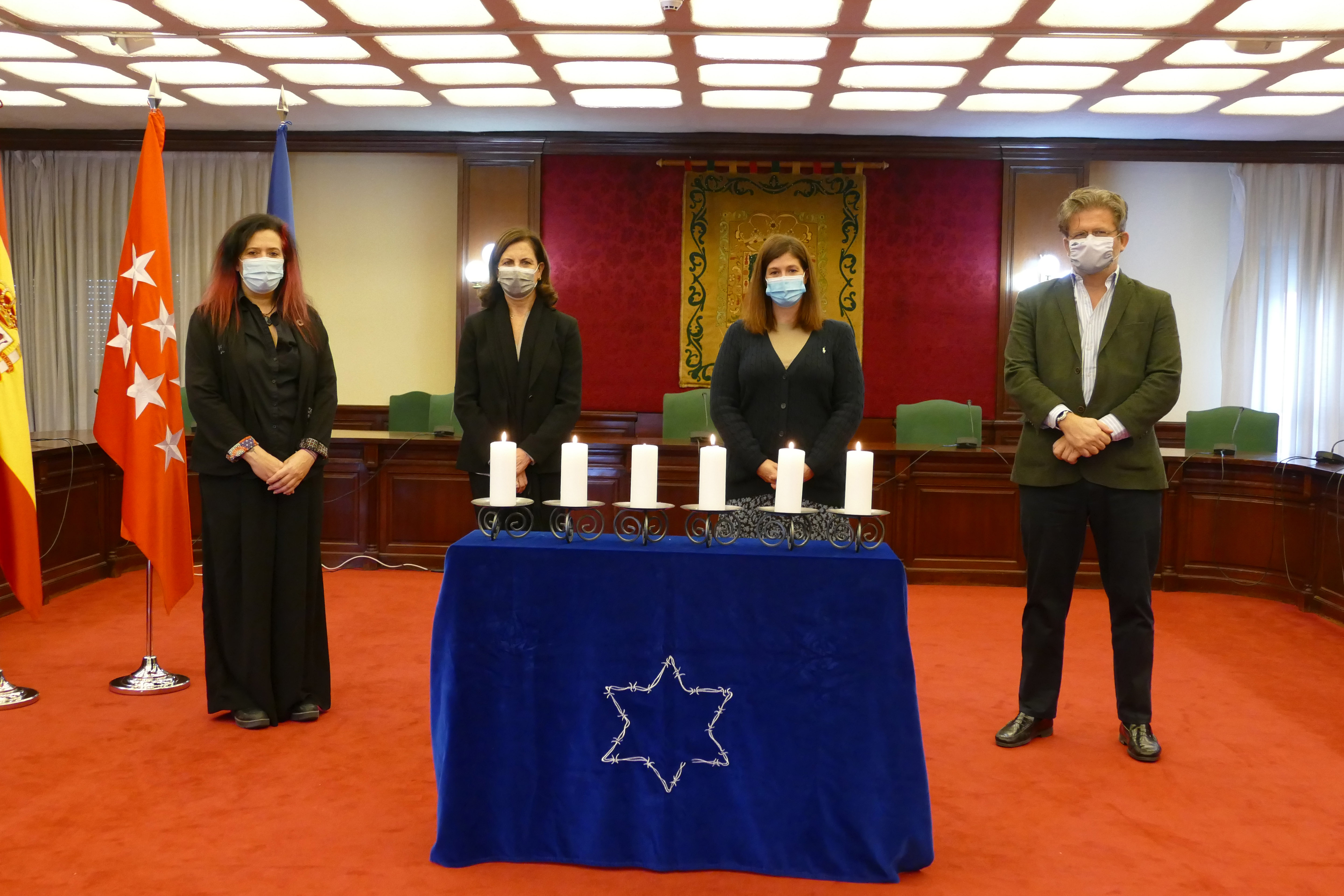 Texto Alternativo: Móstoles rinde homenaje a las víctimas del Holocausto