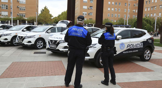 Texto Alternativo: Policía Local de Leganés detiene infraganti a cuatro menores en el interior del colegio Manuel Vázquez Montalbán