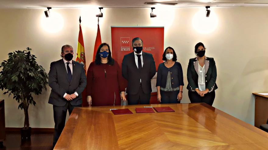 Texto Alternativo: El Gobierno de la Comunidad reafirma nuestro compromiso en la atención a las víctimas de cualquier tipo de terrorismo