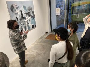 Texto Alternativo: Elías Peña Salvador y sus fantasías pictóricas participan en una exposición colectiva en Hong Kong