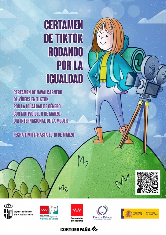 Texto Alternativo: Certamen de TikTok rodando por la igualdad