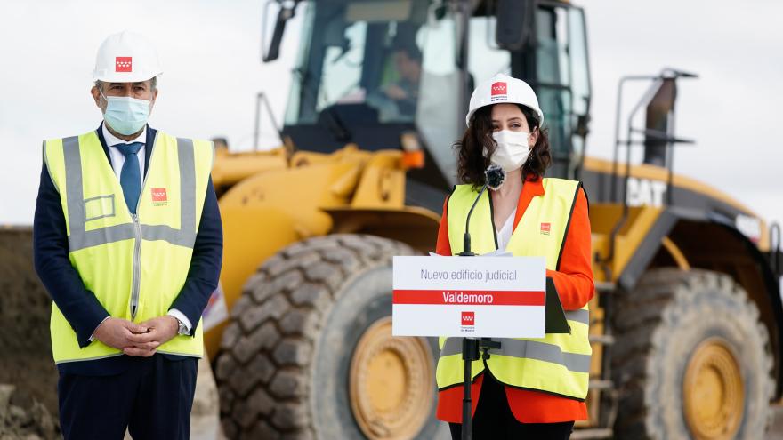 Texto Alternativo: Díaz Ayuso la Comunidad de Madrid presenta el proyecto del Palacio de Justicia de Valdemoro que estará finalizado en 2022