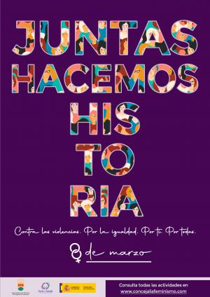 Texto Alternativo: Alcorcón anuncia su programa del 8 de marzo bajo el lema ‘Juntas hacemos historia’ con actividades accesibles y seguras frente al riesgo de COVID