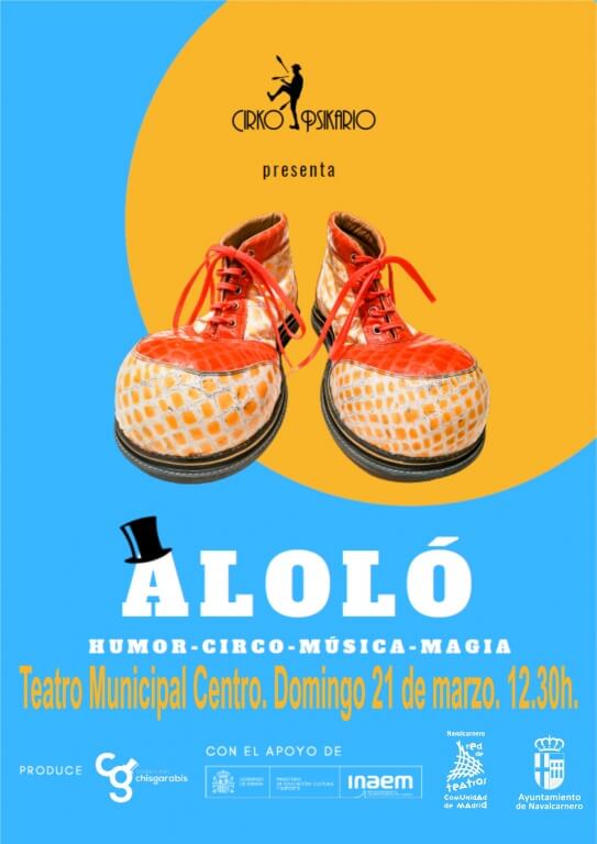 Texto Alternativo: Domingo, 21 de marzo – Cirko Psikario ‘Aloló’