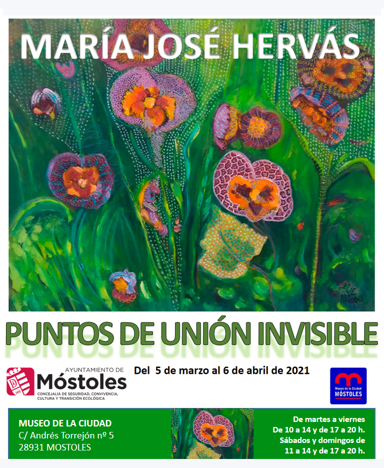 Texto Alternativo: Puntos de unión invisible de la pintora María José Hervás, nueva exposición en el Museo de la Ciudad