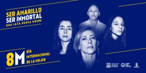 Texto Alternativo: Día Internacional de la Mujer: ‘Ser Amarillo, Ser Inmortal’, una campaña que apoya al deporte femenino