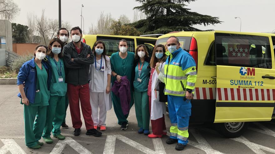 Texto Alternativo: Agradecemos el esfuerzo de los sanitarios para mantener la actividad de trasplantes en la región