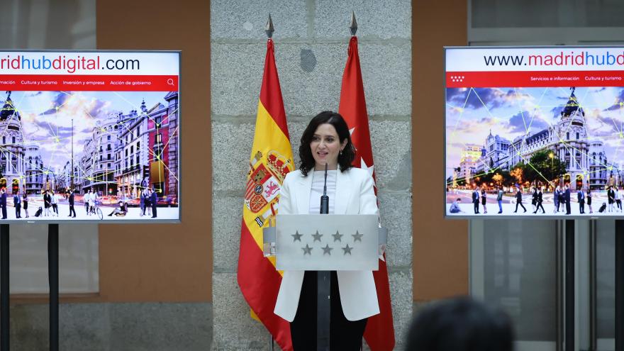 Texto Alternativo: Díaz Ayuso: “Tenemos que ser el nudo de la economía digital del sur de Europa”
