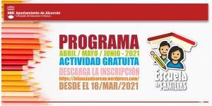 Texto Alternativo: La Escuela de Familias abre el plazo para el segundo trimestre con una interesante programación