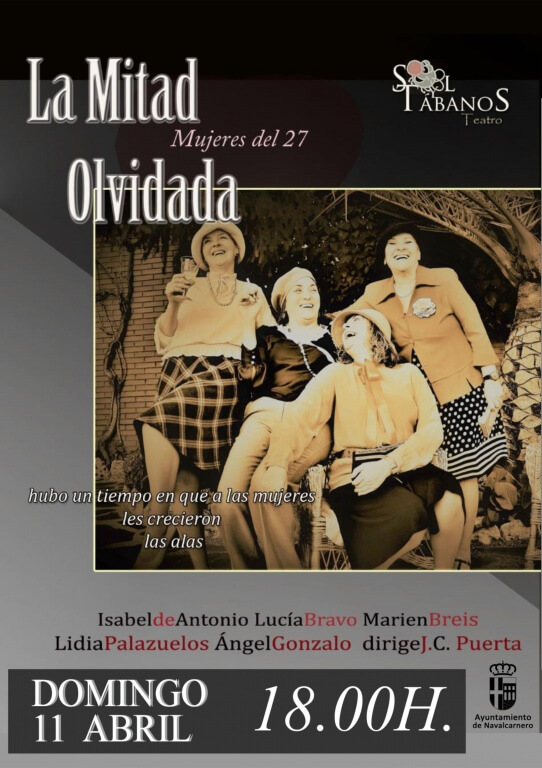 Texto Alternativo: Domingo, 11 de abril – La mitad olvidada, mujeres del 27