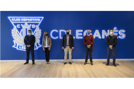 Texto Alternativo: La Fundación del C.D. Leganés destina 167.300 euros para facilitar la labor que realizan los clubes que forman a miles de niños y jóvenes de la ciudad