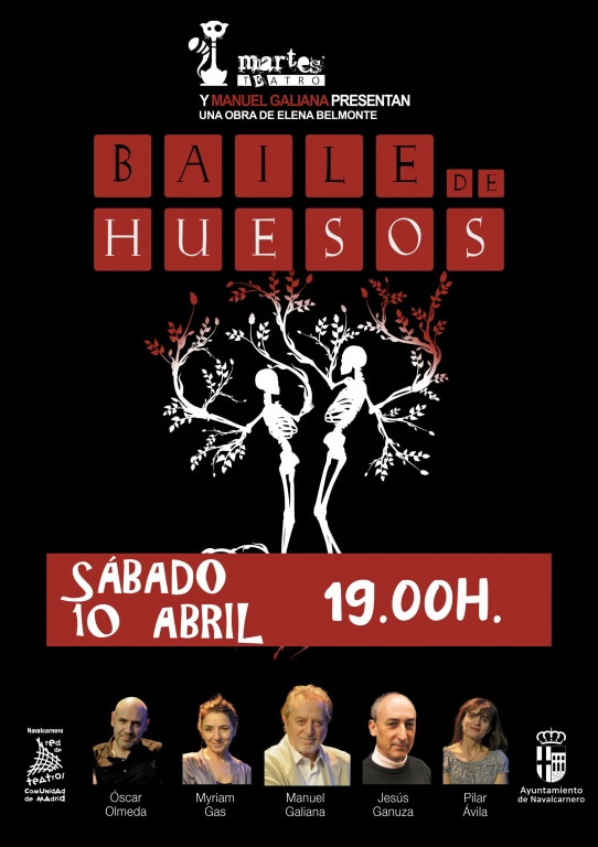 Texto Alternativo: Sábado, 10 de abril – Baile de Huesos