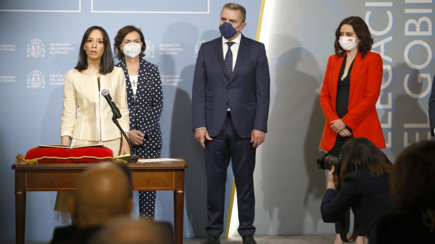 Texto Alternativo: Díaz Ayuso pide a la nueva delegada de Gobierno colaboración en la lucha contra el COVID-19