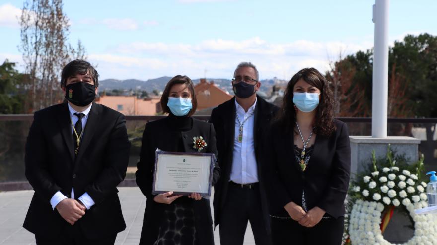 Texto Alternativo: El Ayuntamiento distingue a los profesionales del Centro de Salud Galapagar