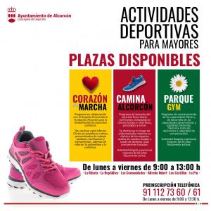 Texto Alternativo: Ampliado el plazo de inscripción para las actividades de mayores de Concejalía de Deportes