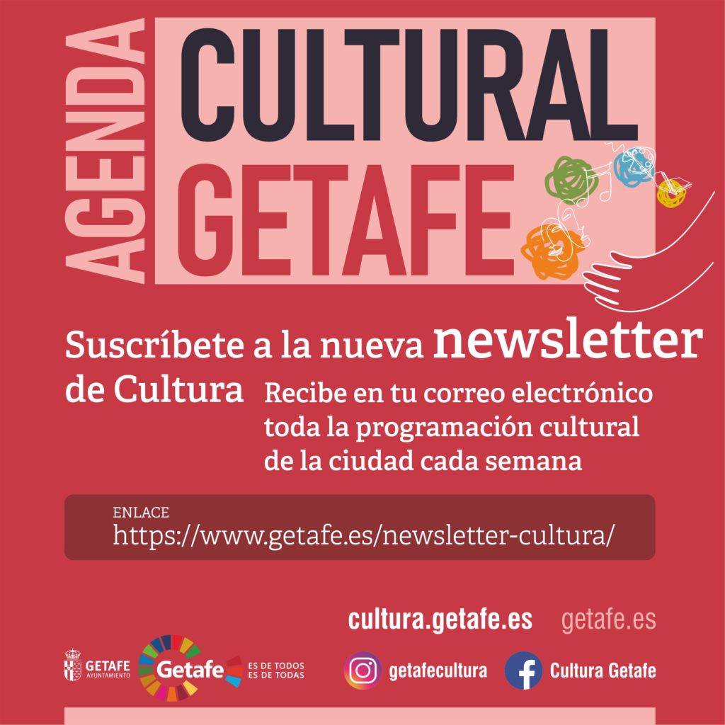 Texto Alternativo: Nueva newsletter para recibir en el correo electrónico toda la programación cultural de Getafe