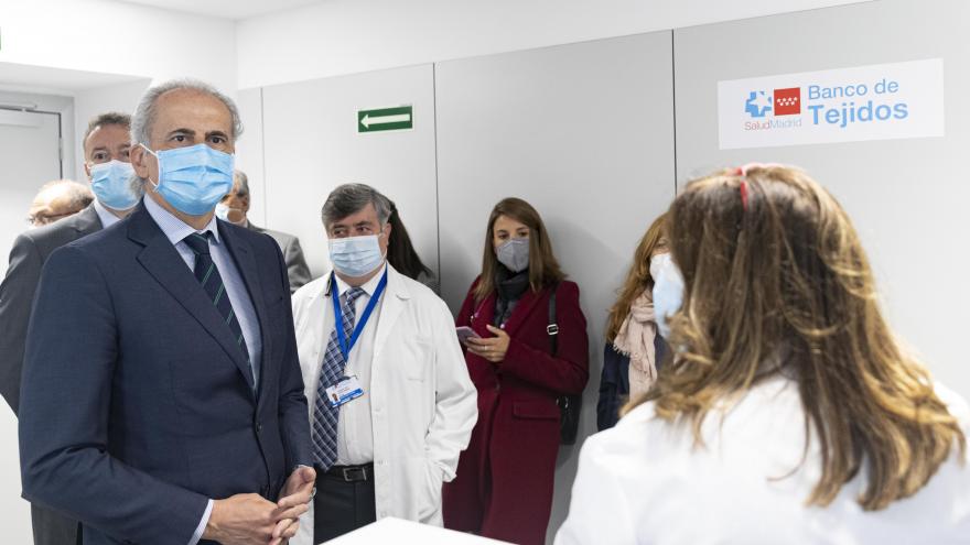 Texto Alternativo: El Gobierno de la Comunidad de Madrid impulsa la donación de tejidos para el trasplante de córneas, huesos y tendones