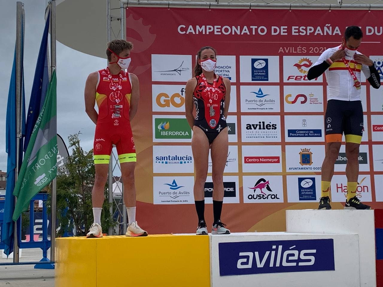 Texto Alternativo: María Varo del Tri Infinity Móstoles subcampeona del Campeonato de España de Duatlón Sprint