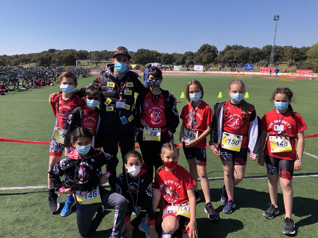 Texto Alternativo: La Escuela del Club Tri Infinity participó en el Campeonato de Madrid de Duatlón Cross