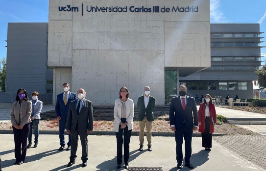 Texto Alternativo: La ministra de Industria Reyes Maroto ratifica la intención del Gobierno de potenciar y crear oportunidades para que el talento se quede en Madrid