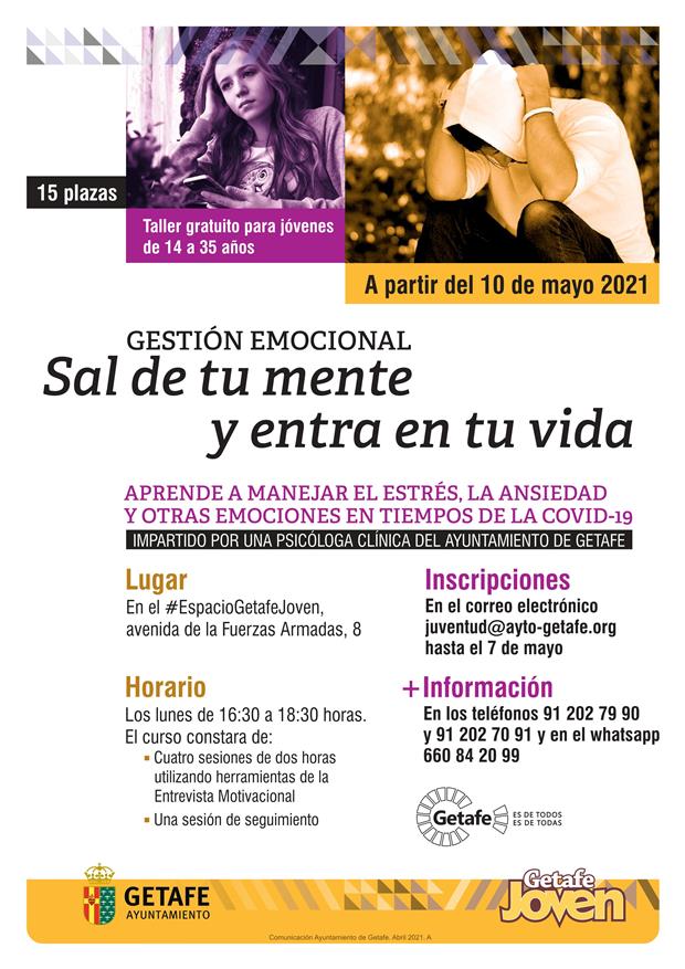 Texto Alternativo: Taller: Gestión Emocional “sal de tu mente y entra en tu vida”