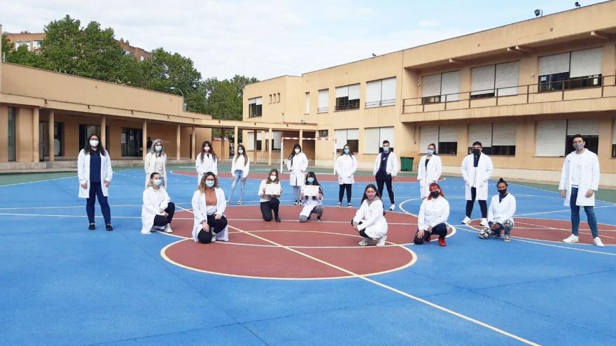 Texto Alternativo: Alumnos del Colegio Alhucema de Fuenlabrada consiguen 24 nuevos donantes de médula ósea