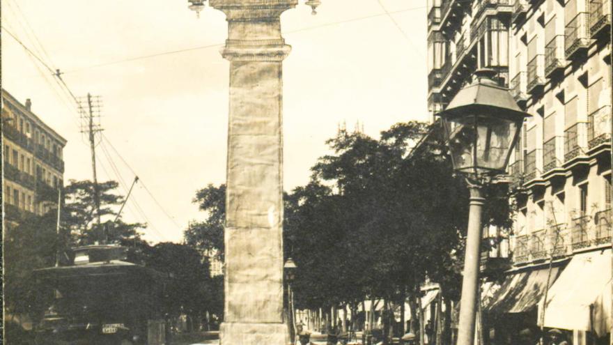 Texto Alternativo: Recuperaremos el histórico tótem de la estación de Cuatro Caminos