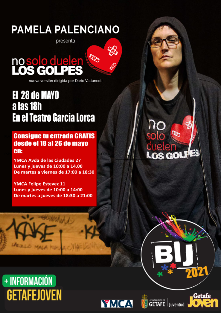 Texto Alternativo: Pamela Palenciano: no solo duelen los golpes.