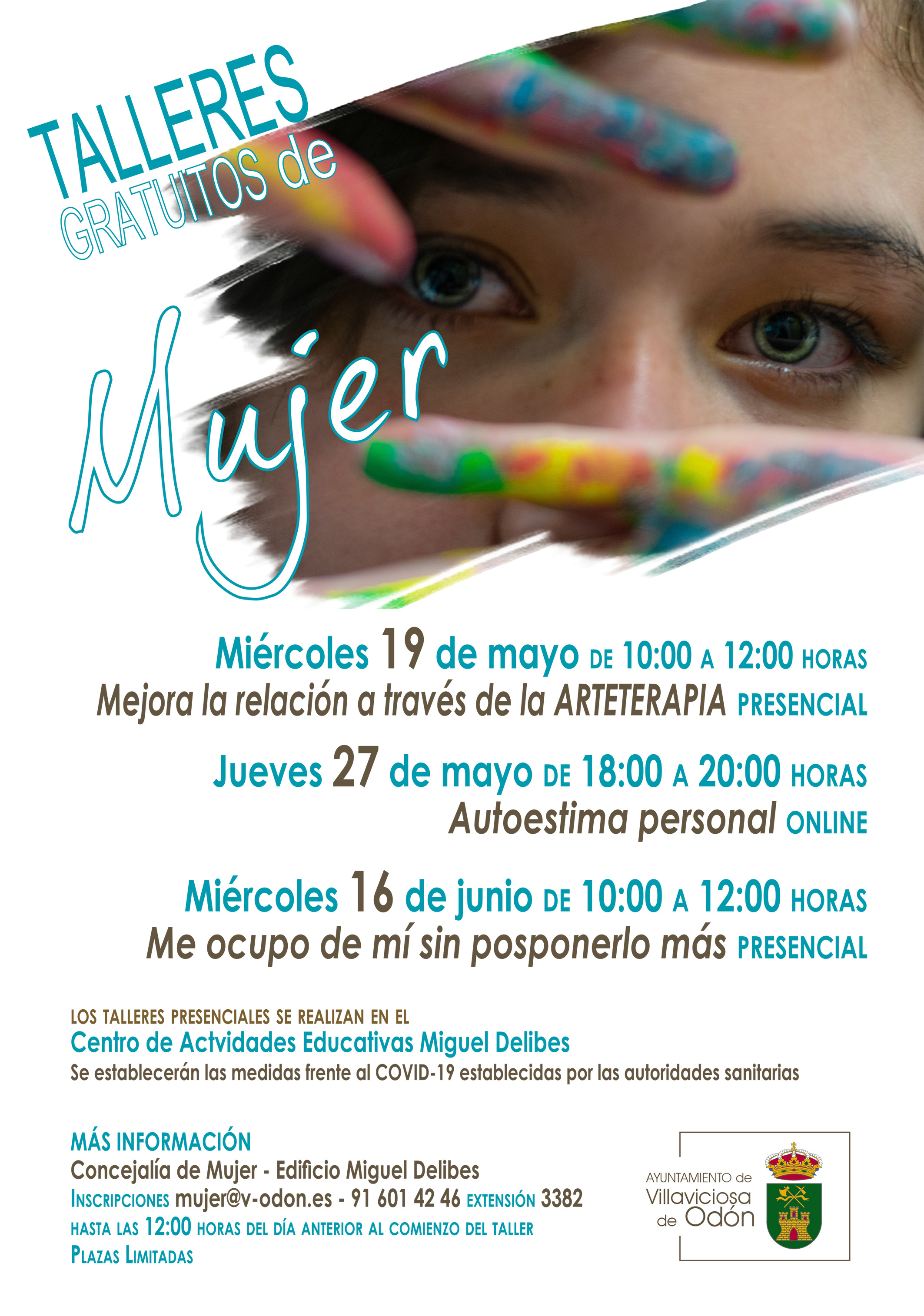 Texto Alternativo: Talleres gratuitos organizados por la concejalía de Mujer