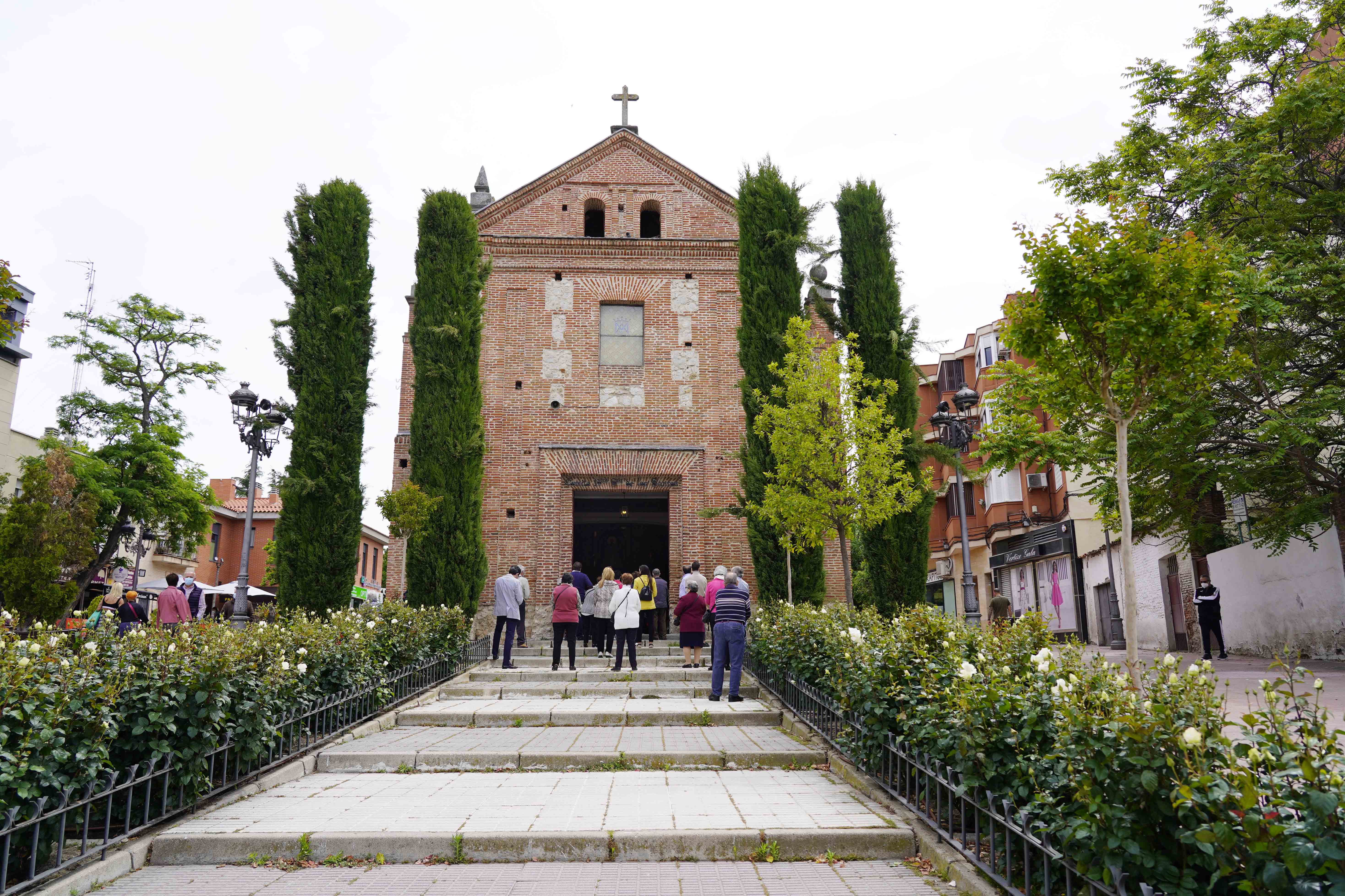 Texto Alternativo: La Alcaldesa asiste a la tradicional misa en honor a San Isidro