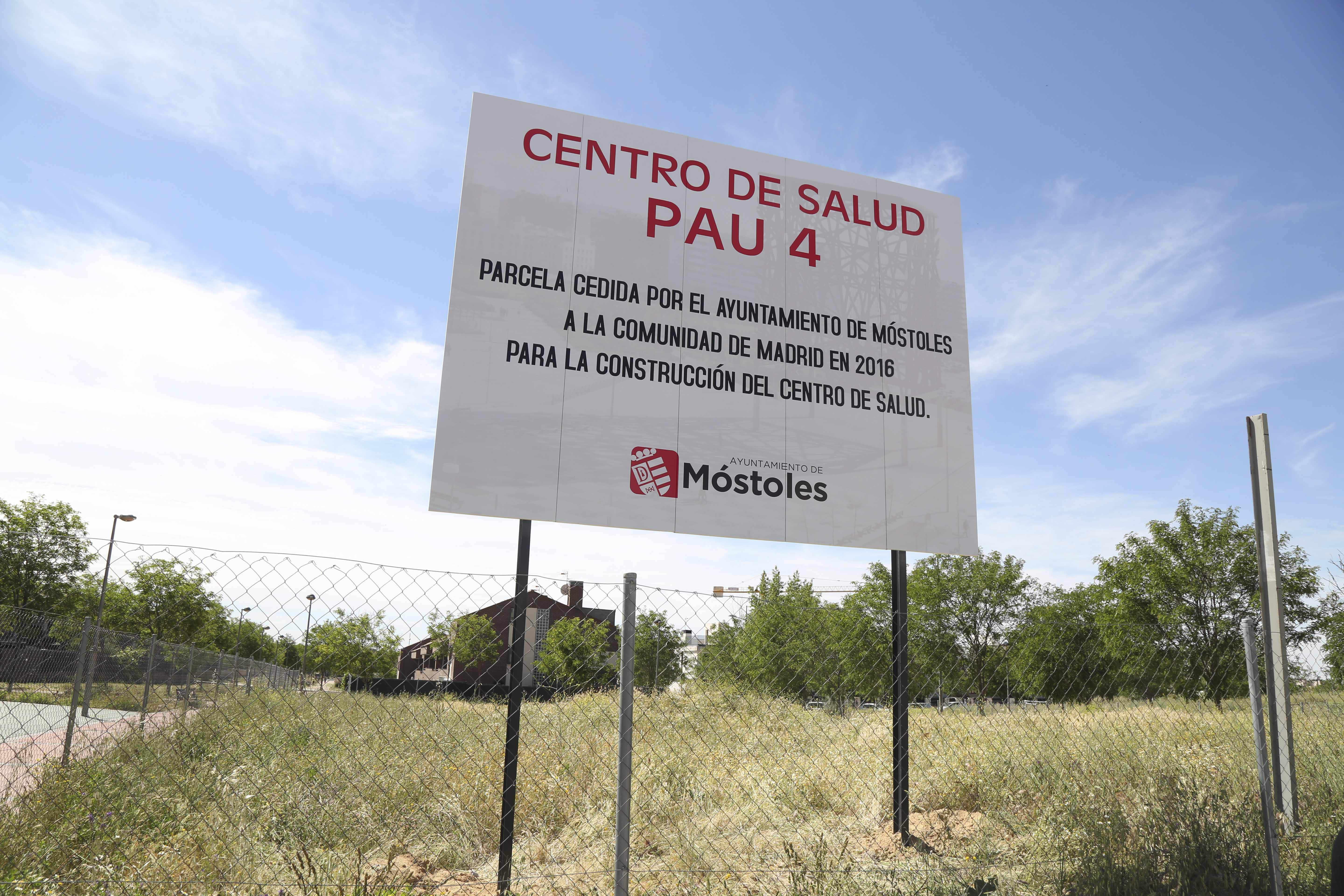 Texto Alternativo: La Alcaldesa de Móstoles exige a la Comunidad de Madrid que construya el centro de salud comprometido en el PAU 4