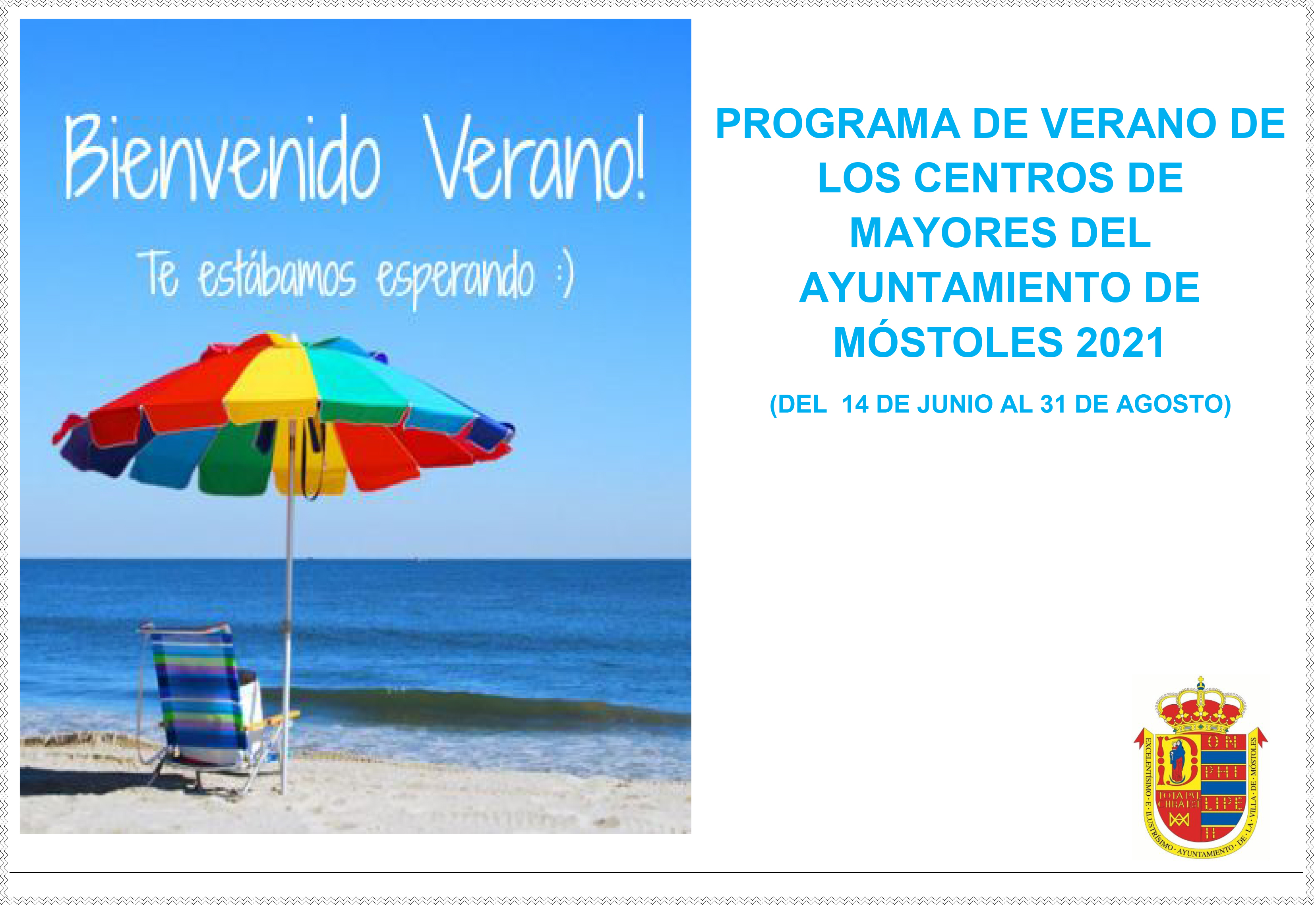 Texto Alternativo: 420 personas podrán participar en las actividades de verano para mayores del Ayuntamiento de Móstoles